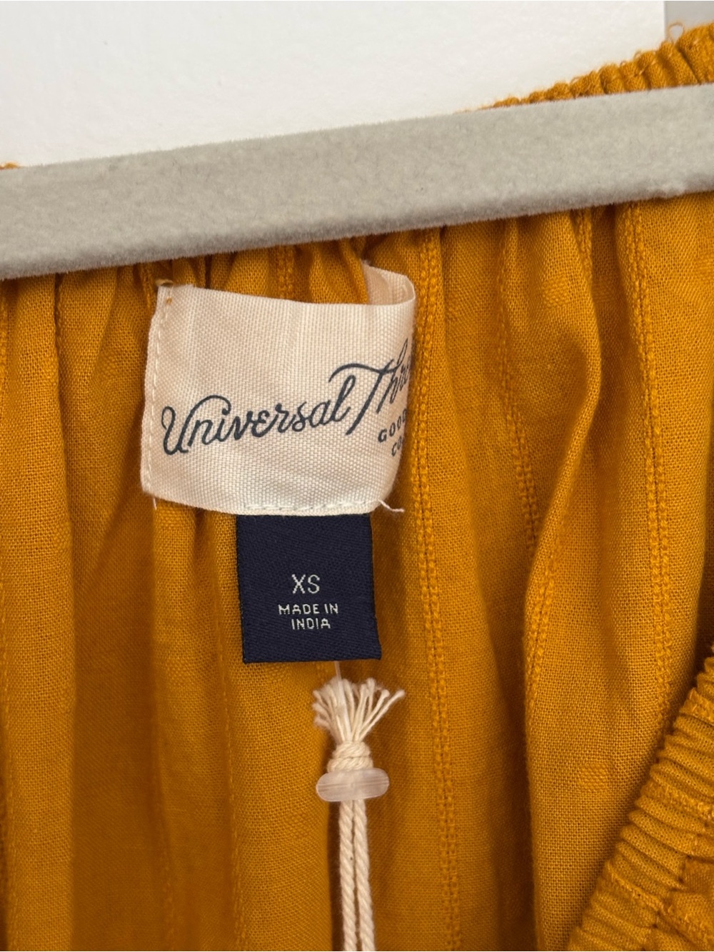Universal Thread Mustard Ruffled Midi Dress - Picture 7 of 10
